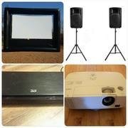 Outdoor Cinema and Stereo Equipment Outdoor Cinema and Stereo Equipment